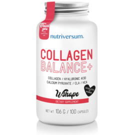 Nutriversum Wshape Vegan Collagen Balance+ kollagén kapszula