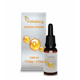 Vitaking D3+K2+K1-vitamin cseppek