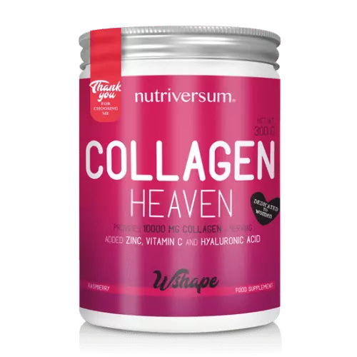 Nutriversum Wshape Collagen Heaven kollagén, málna