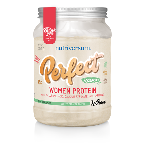 Nutriversum Wshape Perfect Woman fehérje 500g, sós karamell