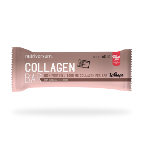 Nutriversum Wshape Collagen szelet, rumos csokoládé